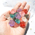 Hot Sale 18mm Colorful Resin Flower Rose Rose Cabochon  for DIY Jewelry Craft Decoration