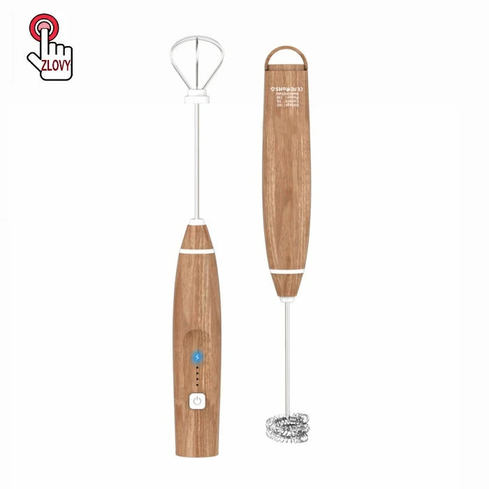 Espumador De Leche Milk Frother Rechargeable Handheld Electric Foam Maker