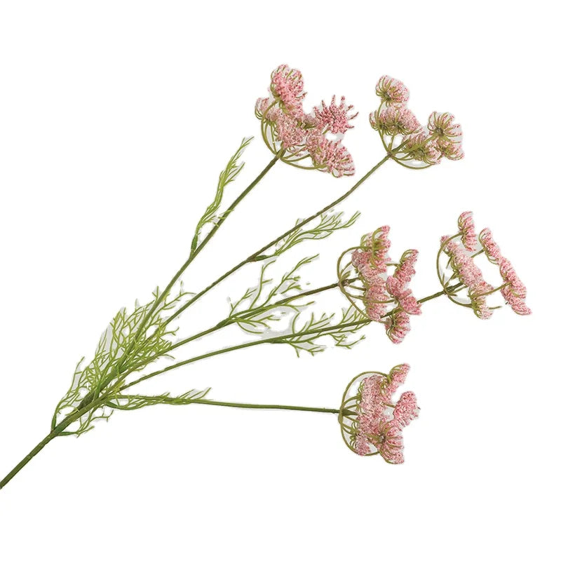 Manufacturer Direct Sales  pink 5 Heads Laces Artificial Flower for Home Decoration