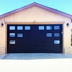 Modern 40mm Steel Automatic Sandwich Panel Door for Commercial & Residential Finger Safe Anti-Theft Finished Surface