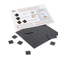 20x20mm Self-Adhesive Rubber Flexible Refrigerator Magnets DIY Educational Puzzle Toy with Customized Logo Paper Bag