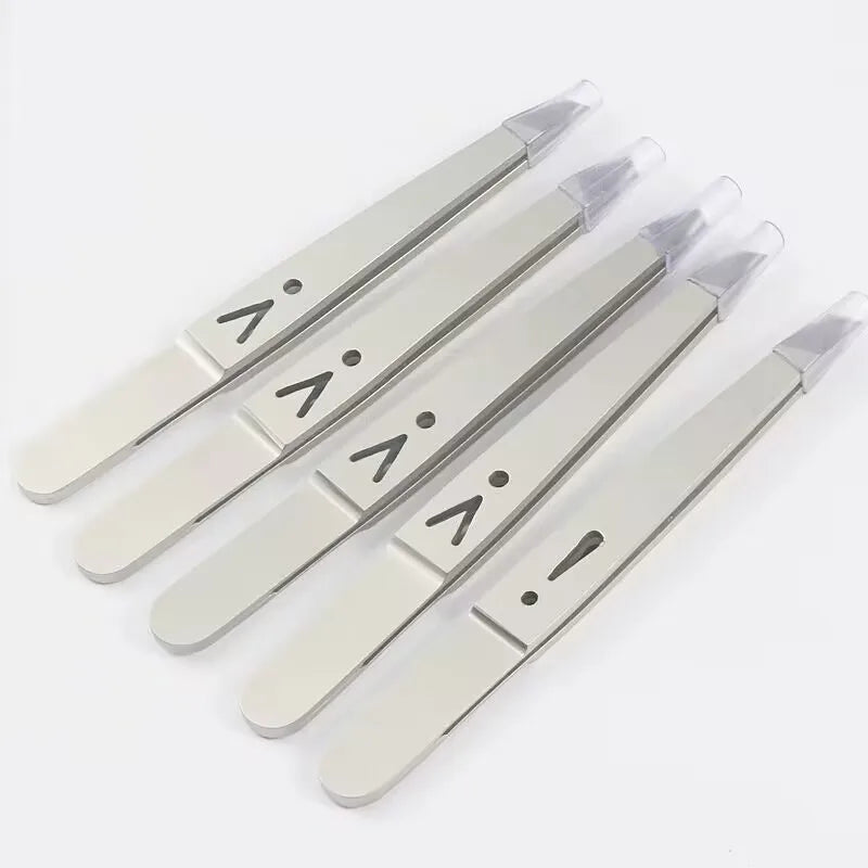 Eyelash Tweezers for Lashes Extension Custom Logo Eyelash Tweezers Gold Tip Eyelash & Beauty Tools Japanese Stainless Tweezers