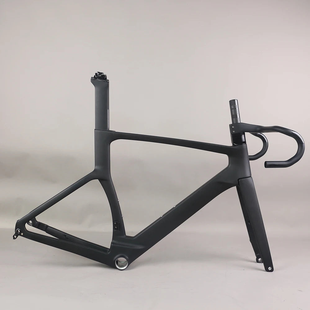Bicycle Frame Aero Road Bike Carbon Frame Racing Flat Mount Disc Bicycle Part All Inner Cable T1000 Frameset T47 TT-X38