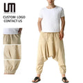 Custom Brand Logo Wholesale Fashionable Casual Men Clothing Loose Fitting Outdoor Party Pants Hip Hop Trousers