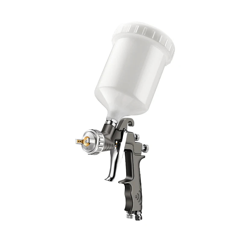 Sicopro Pneumatic Spray Gun LVLP Non-drip Painting Lacquer Nozzle 1.3mm Top Plastic tank High Effie Manufacturer Paint Tool