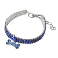 Cat Collar for Pets Size Small Pet Collar Leash Pet Accessories 3 Layer Crystal Diamond Cute Dog Collars
