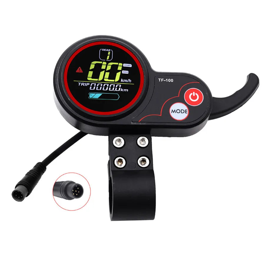 48V 6 Pins LCD Display Switch for Kugoo M4 Electric Scooter Dashboard Spare Parts Accessories