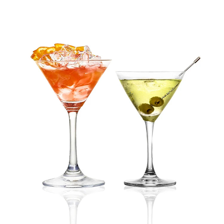 100ml-300ml Classic Martini Glass Elegant Cocktail Goblet for Home Bar & Restaurants