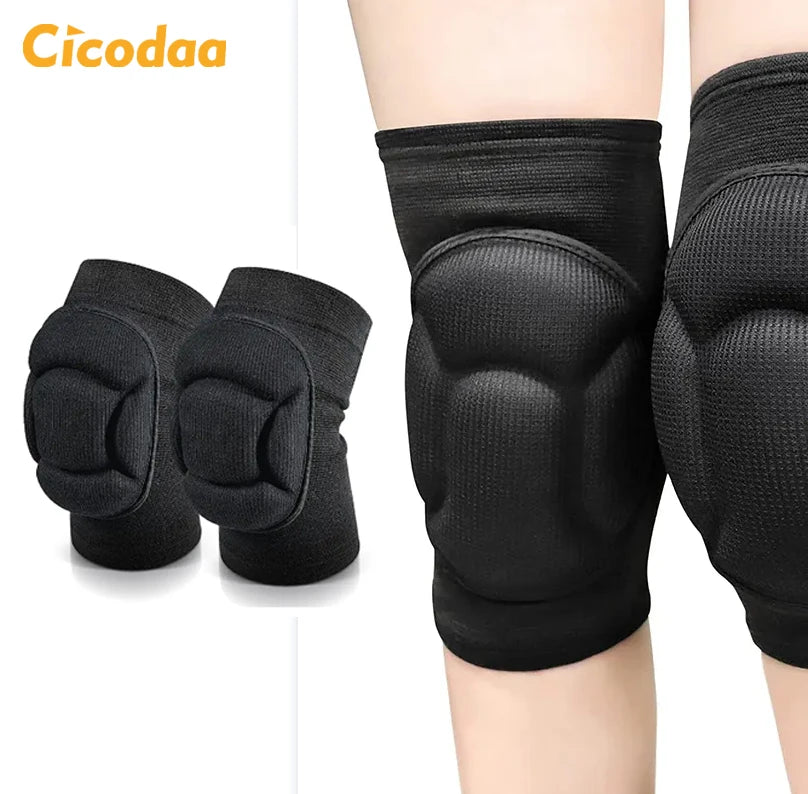 Wholesale Thicken Sponge Knee Pad Anti Collision Kneecap Fitness Sports Protective Guards Volleyball Knee Pads