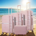 Portable PP Travel Luggage Trolley Set with TSA Lock Hard Aluminum Carry-On Suitcase and Luggage Durable Luggage Bag