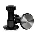 Custom Logo 51 53 58mm 304 Stainless Steel Automatic Depth Adjustment Height Ripple Base Four Spring Force Coffee Impact Tamper