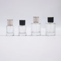 Popular Vertical Stripe Custom Glass Sprayer Perfume Bottle 30ml 50 ml 100 ml Glass Perfume Bottles With Cap