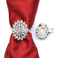 Luxury Metal Table Napkin Ring & Serviette Buckles Holder Reusable for Party Wholesale