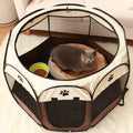 Hot Selling Eight Panels Breathable Mesh Oxford Fabric Foldable Pet Playpen for Indoor Dogs and Cats