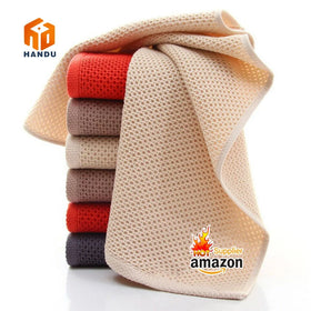 Wholesale Factory Hot Sale Luxury 100% Cotton Face Towel Soft Customized Logo Waffle Hotel Woven Towel