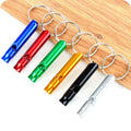 Epsilon Custom Metal Emergency Whistle Self Defense For Anti Rape Colorful Keychain Whistles For Survival Safety Sos Outdoors Activities