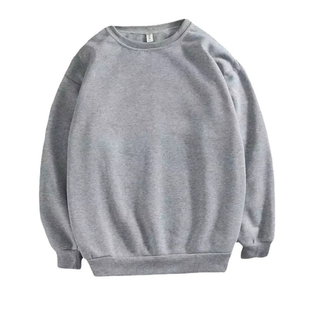FLN Clothing Manufacturers Custom Embroidered Oversized Crewneck Men's Hoodies & Sweatshirts Blank Heavyweight 370G Hoodie
