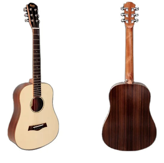 Geake G-34A 34-Inch High Quality Acoustic Guitar Spruce Body Rosewood Mahogany Sides ABS Neck Matt for Student Use Wholesale
