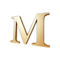 Free Standing Wooden Alphabet Letters New Roman Font Gold Wedding Home Decor Laser Cut Art Style Display  Letters