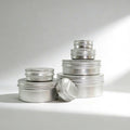 Wholesale 15ml 30ml 50ml 60ml 80ml 100ml 200ml 250m 300ml Aluminum Tin Jar for Body Butter Metal Container D888