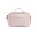 Custom Logo High Quality Pink PU Leather Cosmetic Storage Bag Luxury Makeup Organizer Zipper Closure Fashion Style Makeup Pouch