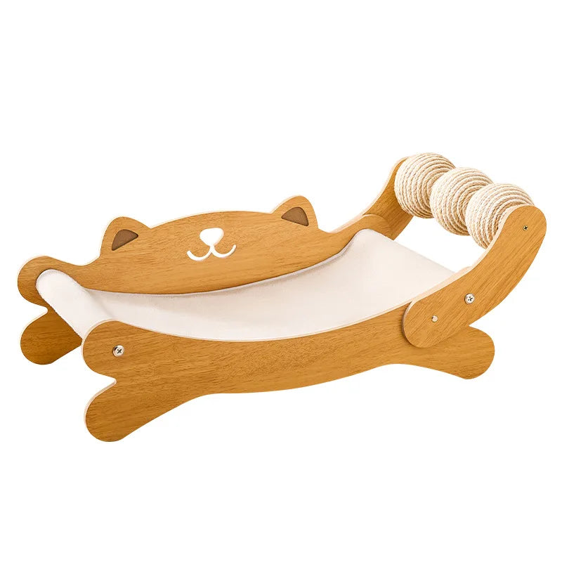 All Seasons Wear-Resistant Cat Scratcher Lounge Integrated Recliner No-Crumbs Universal Cat Sofa Claw Grinding Universal Cats