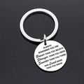 Inspirational Keychain Gifts Always Remember You Are Braver Stronger Smarter Than You Think Keyring for Son Friends Boy Keychain
