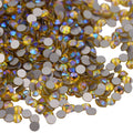 JC Crystal 1440pcs 3D Nail Art Crystal Strass SS10-SS20  Glue on Crystal Stones Glass Non Hot Fix Flat Back Rhinestones