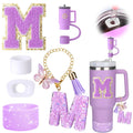 40oz Car Cup Leakproof Stopper Letter butterfly High Quality Tassel Pendant Bottle Chain Cup Holder Tea Straw Cap Dust Stopper