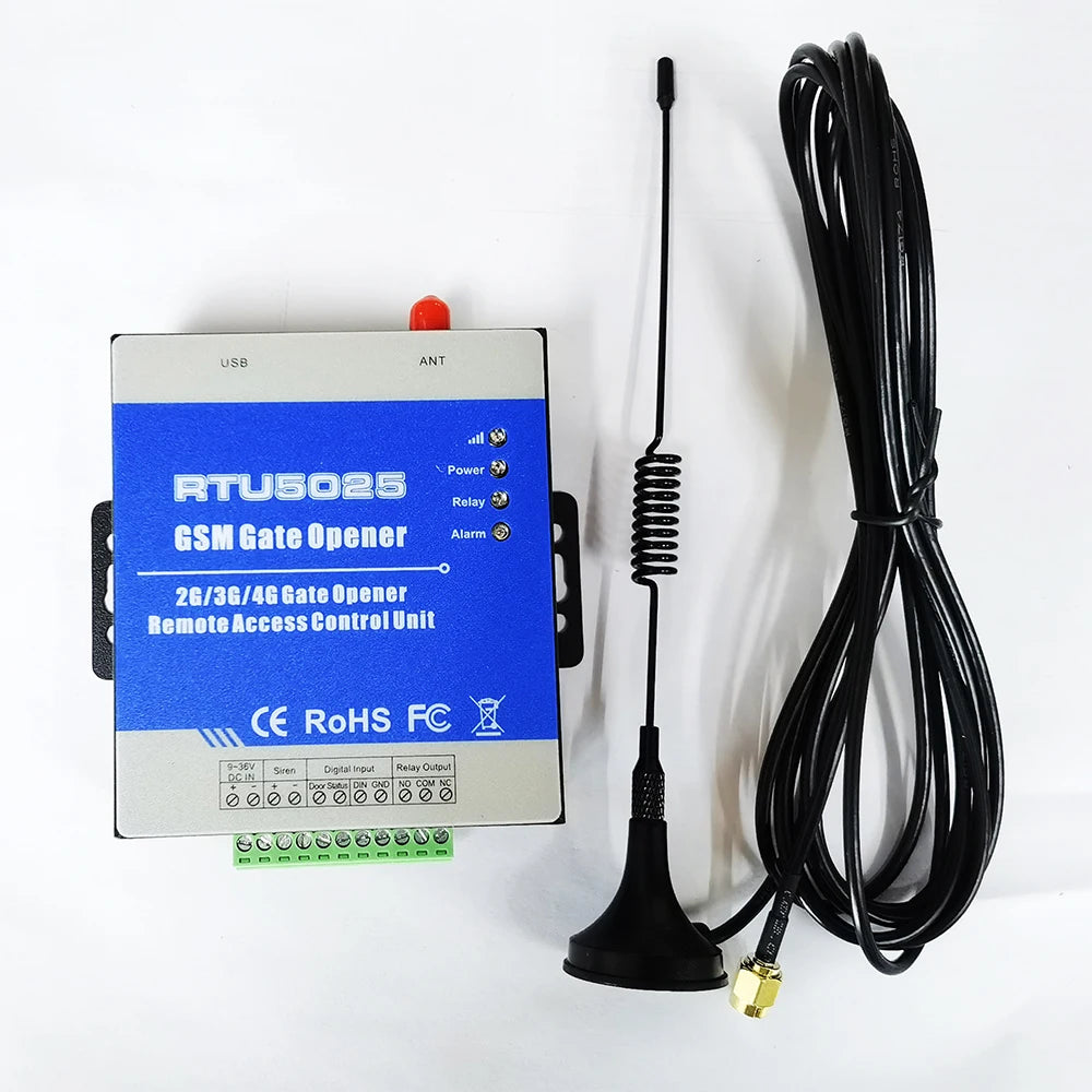 Remote 3000 User RTU5025 4G Gsm Access Control Gsm Relay Switch Gsm Gate Opener