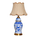 Antique Decor Porcelain Chinese Restaurant Decorative Ceramics Office Table Lamp