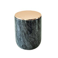 Wholesale Best Design Candle Holder Modern Candlestick Decorative 100% Natural Marble Candle Jar with Lid 8oz Candle Jars