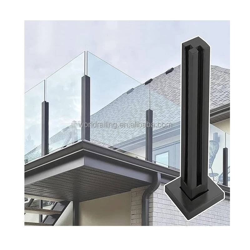 YL METAL Factory Price  Railing Stainless Steel Framed Glass Balustrade
