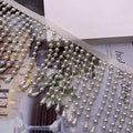 Handmade Beading Fringed Ethnic Style Clothing Accessories Ribbon Beaded Pearl Lace