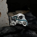 ICEBELA Jewelry 925 Sterling Silver Niche Special-shaped Enamel Ring Female Open Silver Fine Jewelry Enamel Rings for Girls