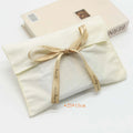 Luxury Bow Velvet Envelop Underwear Clothes Packaging Pouch Soft Beige Envelope Velvet Dust Bag for Handbag