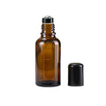 30ML Dual-Purpose Roll-On Bottles with Graduated Scale - UV Resistant 5-100ml Blue/Amber Essential Oil Dispensers