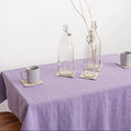 Purple Organic Linen Tablecloth Restaurant Linen Tablecloths Italian Market Tablecloth and Napkin Table Cloth