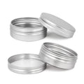 Wholesale custom 30ml aluminum jar Empty tin can Jars Aluminum metal tins aluminum jars large round metal tins