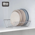 SHIMOYAMA Kitchen Tableware Dish Drainer Rack Household for Bowls Plates Dish Drying
