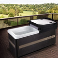 Sunrans New Arrival One Person Ice Bath Tub Outdoor Cold Plunge Tub With Chiller Muscle Recovery
