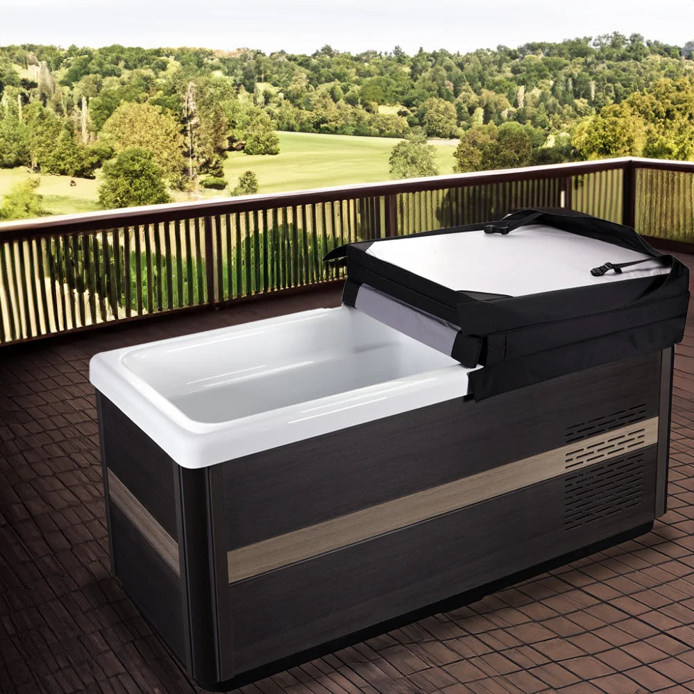 Sunrans New Arrival One Person Ice Bath Tub Outdoor Cold Plunge Tub With Chiller Muscle Recovery