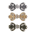 Fashion Rhinestone Sweater Swirl Clip Cloak Cape Clasp Vintage Cardigan Clips Shawl Collar Clasp Dress Shirt Brooch Clip