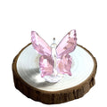 Wholesale Multi Color Crystal Glass Craft Gift Butterfly Figurine Ornament Wedding Home Crystal Decoration