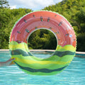 New Adulte Pattern Inflatable Watermelon Swimming Ring Water #90 Fruit-Shaped Swimming Ring