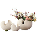 Home Decoration Modern Ceramic Vase Flowers Dried Plants Decorative Pots Succulent Plant Pots Garden DDP Shipping