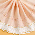2025 Fashion Cheap White Bridal Cotton Lace Trim Border Trimming Lace Embroidery Designs