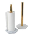 Simple Style Gold Napkin Holder Bathroom Kitchen Stainless Steel Paper Towel Holder Metal Napkin Holder Stand With Marble Base