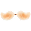New Style Mango Shape Silicone Stick-On Bra Breathable Everyday Strapless Underwear Invisible Skin Tone Push-up Boobs
