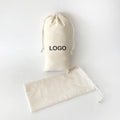 In Stock 10x20cm Muslin Calico Eyeglasses Bag Organic Cotton Drawstring Sunglasses Bags